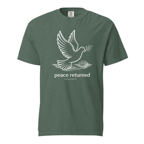 Peace Returned Christian Bible Verse T-Shirt